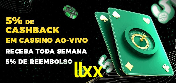 Promoções do cassino ao Vivo llxx
